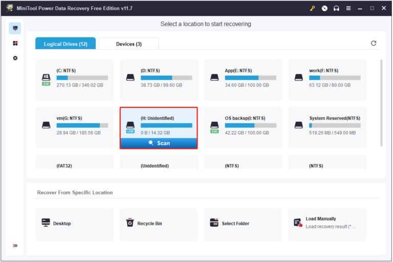 diskpart fix raw partition 1