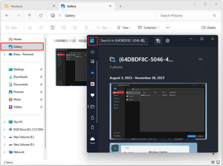how to remove gallery from file explorer 1