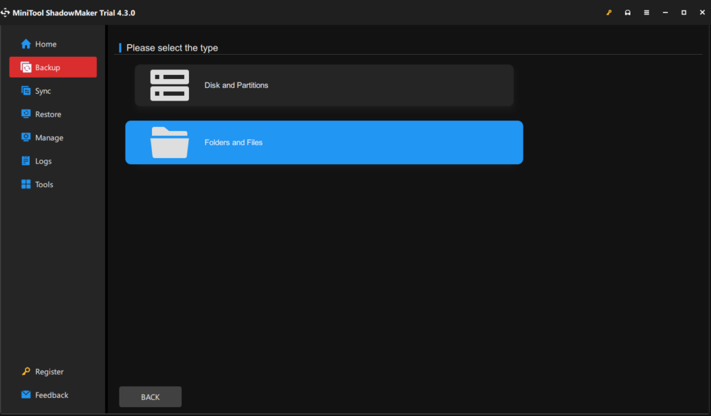 backup files before formatting 1