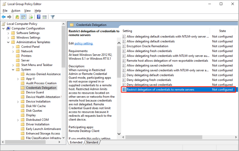 rdp account restrictions prevent logging on 1