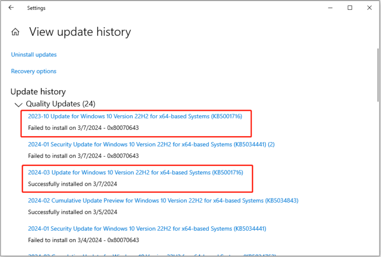 windows 10 kb5001716 is installing repeatedly 1
