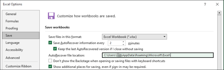 excel temp file location cannot be found 1