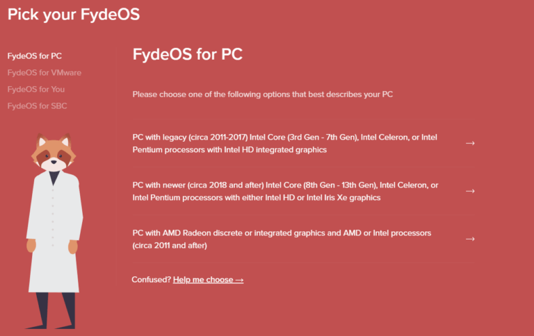 install fydeos on pc 1