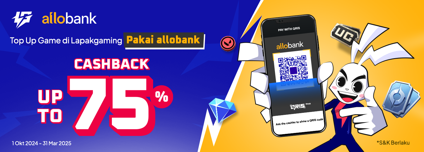 Manfaatkan Diskon Hingga 75% dengan Layanan Allo PayLater dan Allo Prime di Lapakgaming!