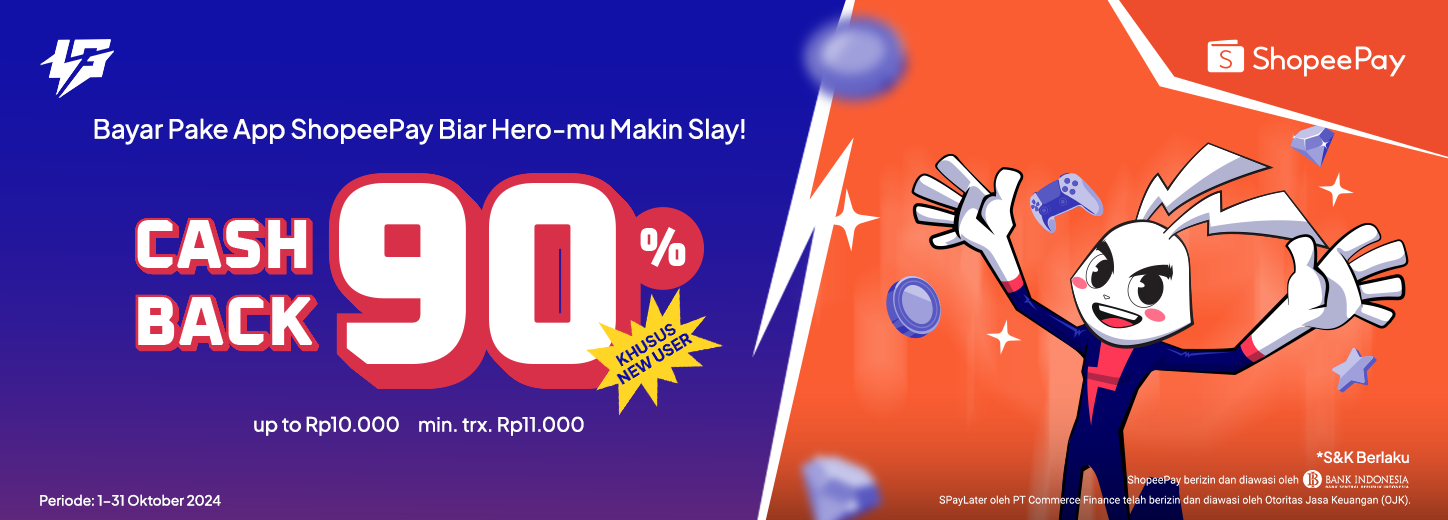 Manfaatkan Diskon 90% di LapakGaming dengan ShopeePay!