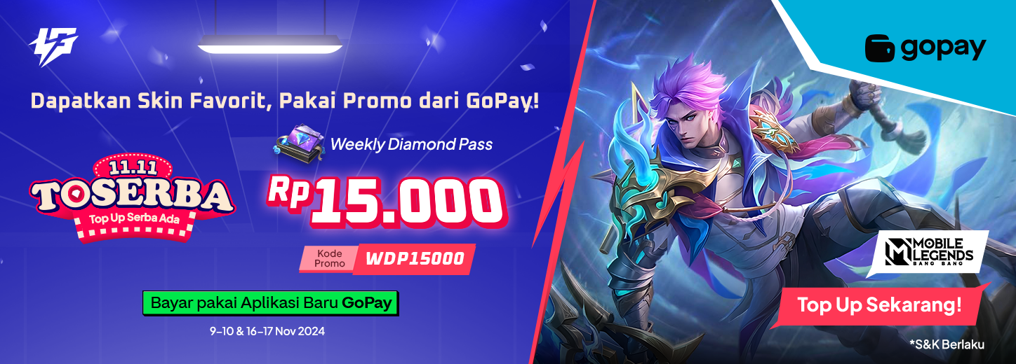 Weekly Diamond cuma 15,000 di Lapakgaming pakai Gopay App! – Hobicode