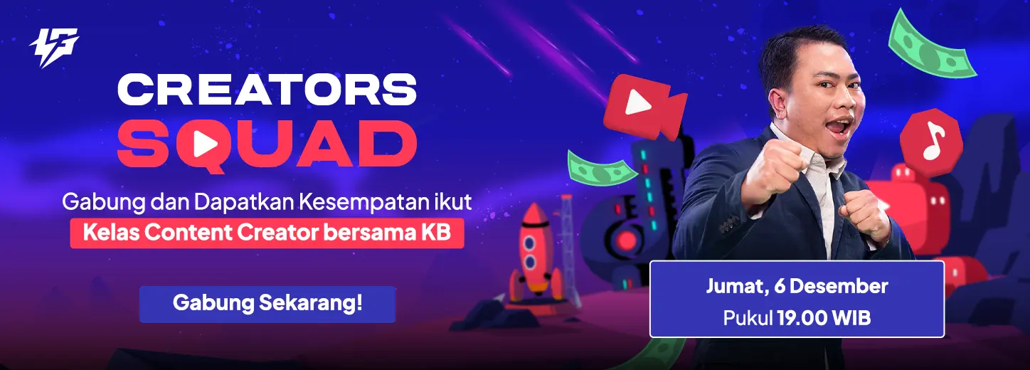 Gabung Creators Squad Expert Class: Belajar Jadi Content Creator & Caster Bareng KB! – Hobicode