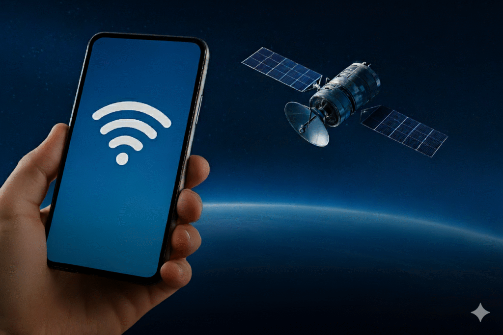 featured internet satelit langsung ke hp era baru konektivi