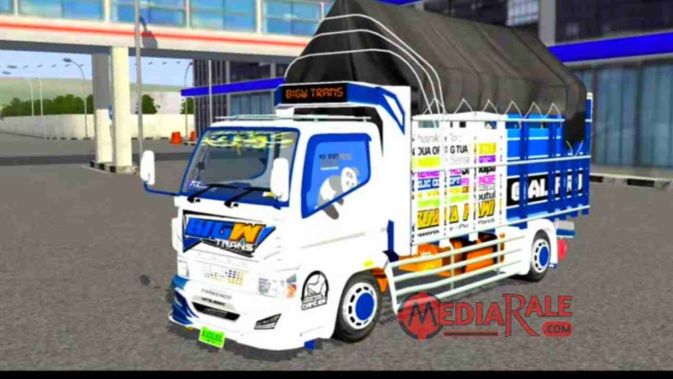 Mod BUSSID Truk Oleng Big W