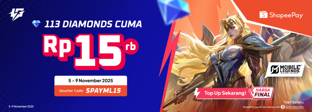 Cara Top Up Diamond Mobile Legends Pakai ShopeePay - Panduan Lengkap Anti Ribet 1 Promo ShopeePay untuk Top Up Diamond Mobile Legends