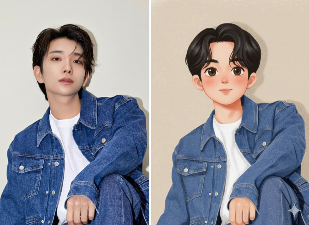 20+ Prompt Gemini AI Anime Krayon Terbaik, Ubah Foto Jadi Karya Seni Impian! 1 Ilustrasi anime gaya krayon yang dihasilkan oleh Gemini AI