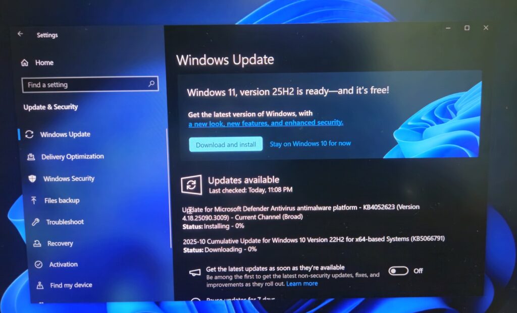 Windows 11 25H2 – Upgrade Langsung dari Windows 10, Wajib Dicoba!