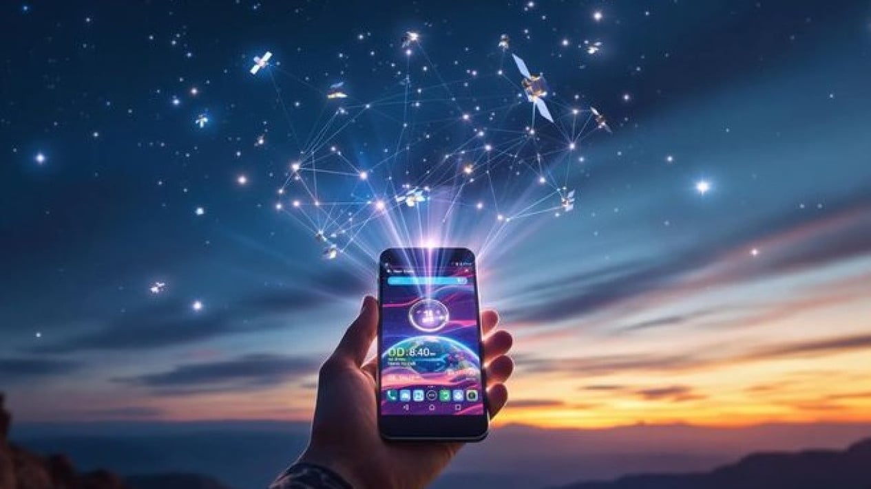 Starlink Internet Langsung ke Satelit: Masa Depan Komunikasi Global Dimulai! 1 Ilustrasi Starlink Internet Langsung ke Satelit