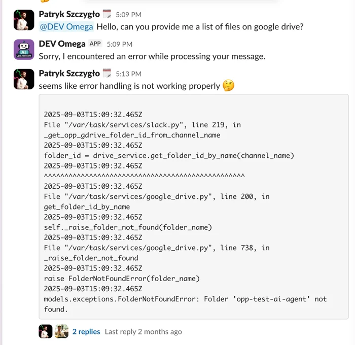 Kegagalan AI dalam Pengembangan Agen: 6 Pelajaran Berharga dari Omega 2 Diagram alur penanganan kesalahan agen AI