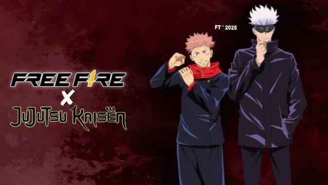 Hadiah Bertema dan Konten Eksklusif Kolaborasi Free Fire x Jujutsu Kaisen