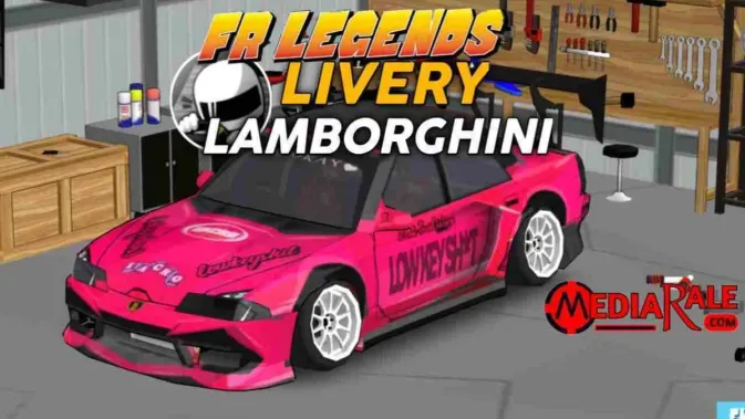 Livery FR Legend Lamborghini Pink