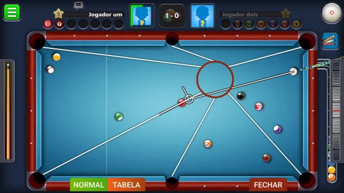 Tampilan menu MOD APK 8 Ball Pool dengan fitur cheat
