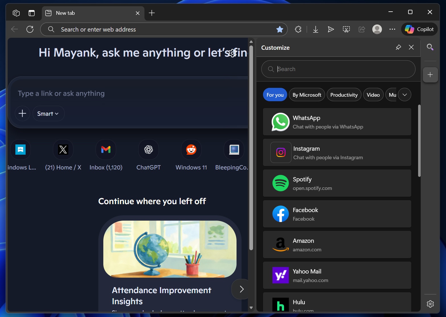 Integrasi Copilot dan Microsoft 365 di Sidebar Microsoft Edge