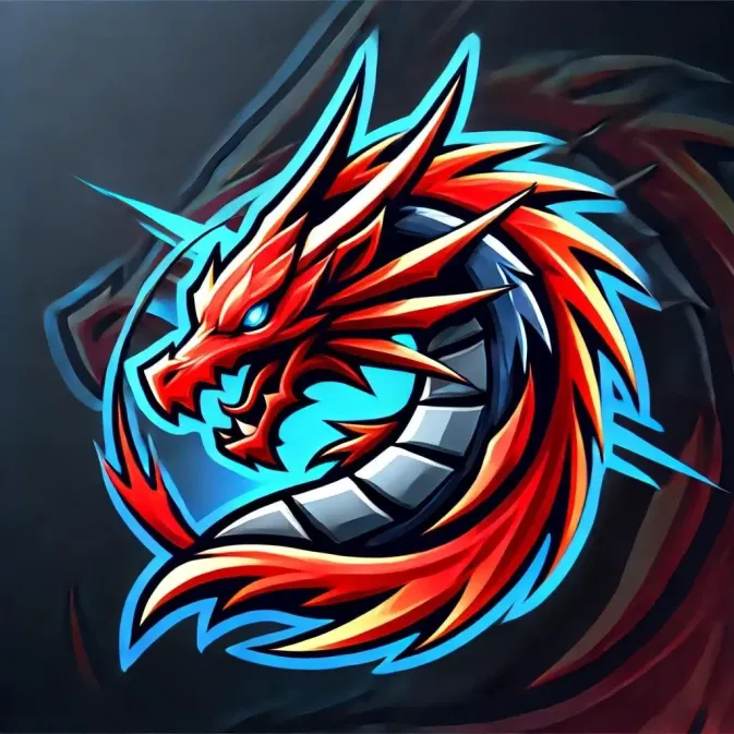 Logo FF Keren 3D tengkorak