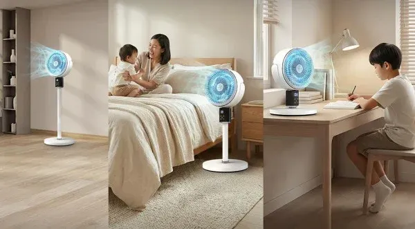 Polytron Air Circulation Fan desain 3-in-1