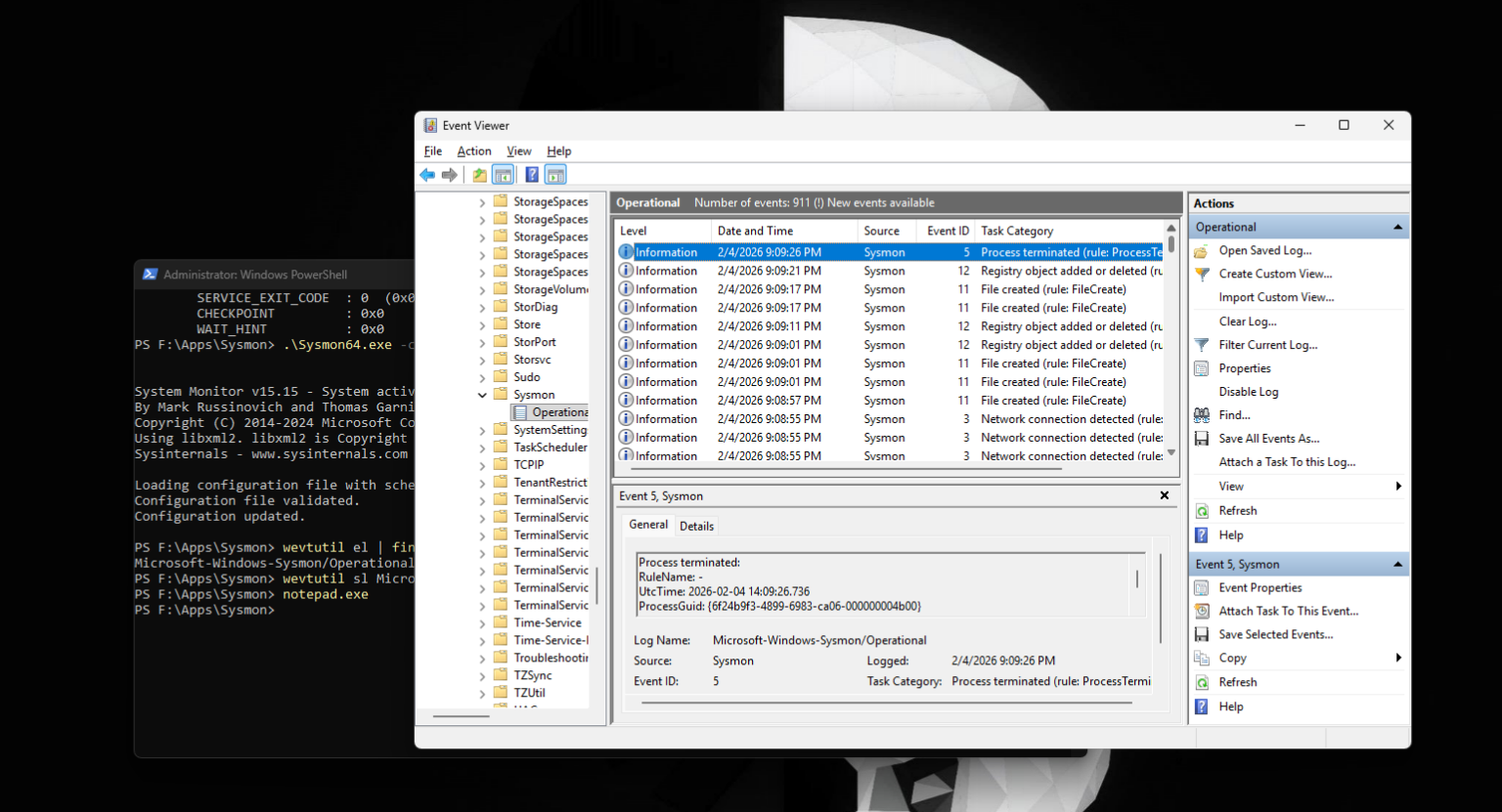 Windows 11 24H2 Update - Fitur Baru, Sysmon & Emoji 16 3 Integrasi Sysmon di Windows 11