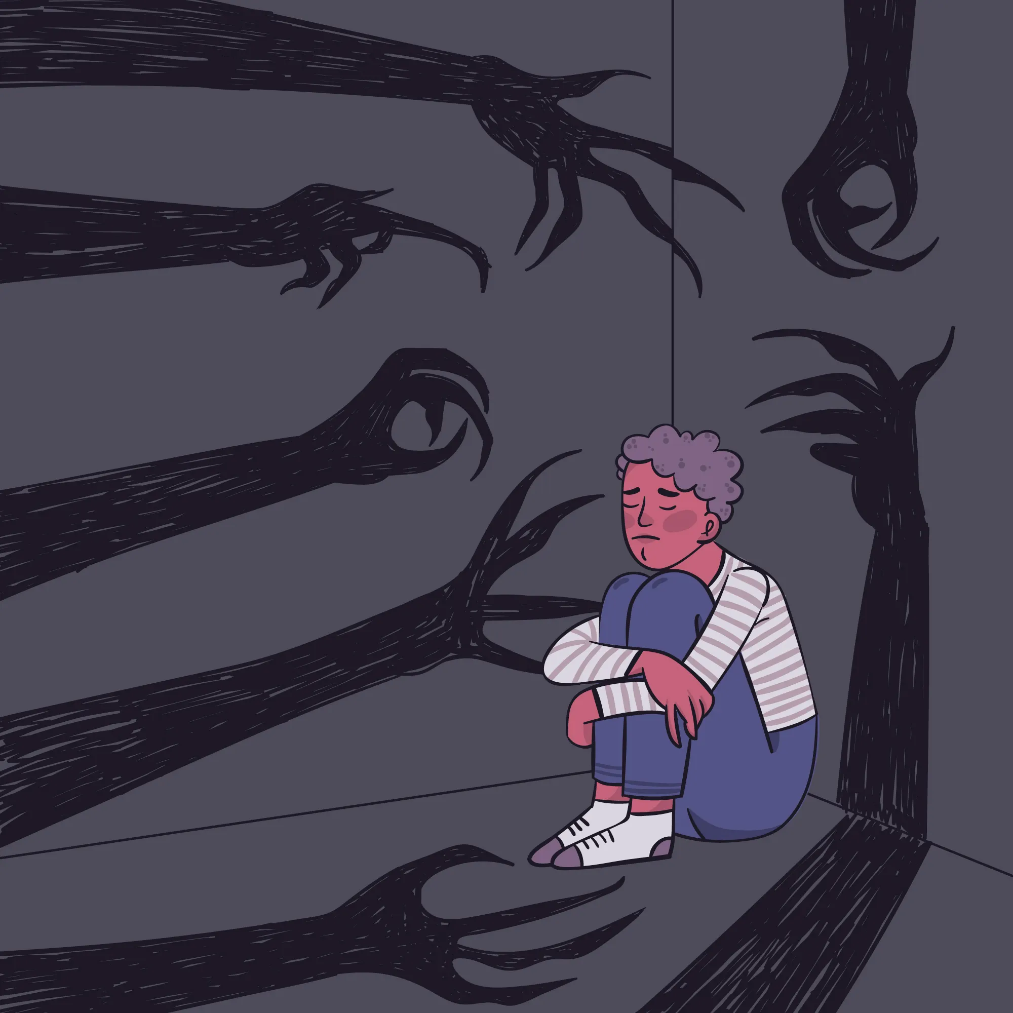 Ilustrasi kekhawatiran privasi dan dampak AI pada kesehatan mental