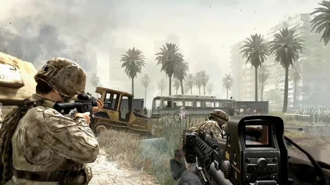 Call of Duty 4 Modern Warfare PS3 gameplay
