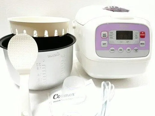 Magic Com Cosmos CRJ-3205D dengan panel kontrol digital