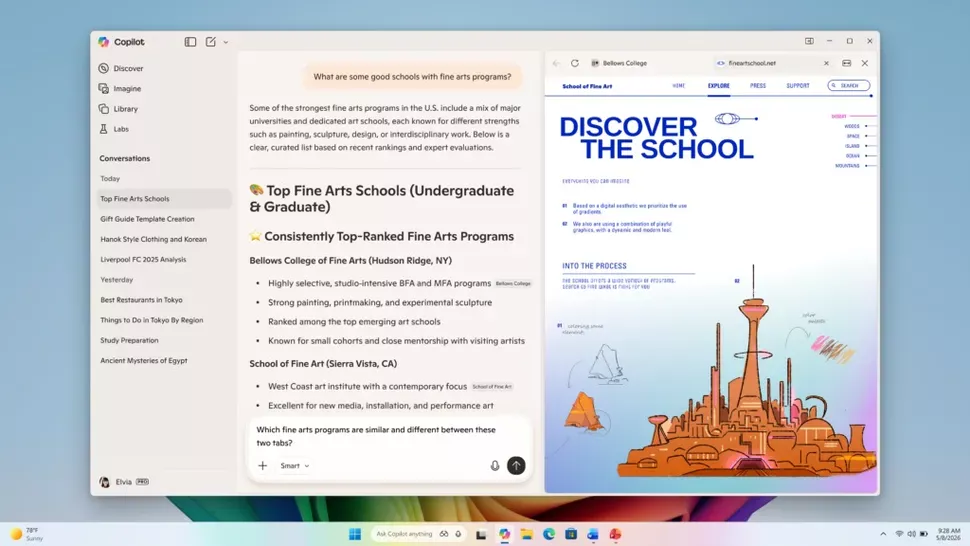 featured copilot windows 11 transformasi jadi browser mini