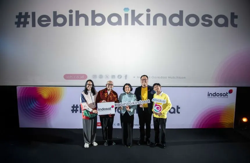 Vikram Sinha, CEO Indosat Ooredoo Hutchison, dalam konferensi pers peluncuran kampanye #LebihBaikIndosat
