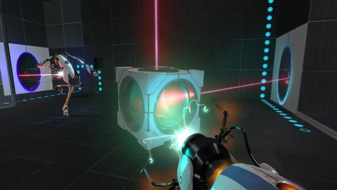 Portal 2 game puzzle PS3