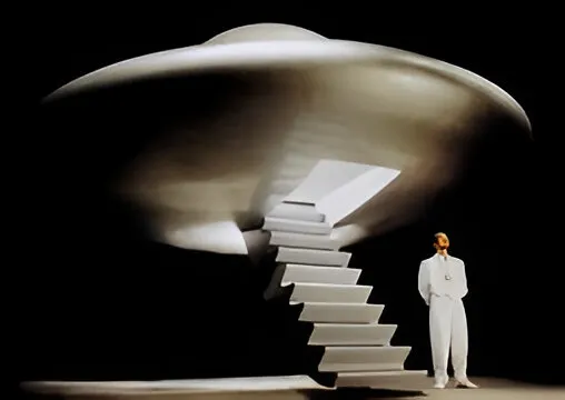 Kloning Manusia Eve - Menguak Fakta di Balik Klaim Bayi Kloning Pertama Dunia 3 Ilustrasi Raëlian Movement dan simbolisme UFO