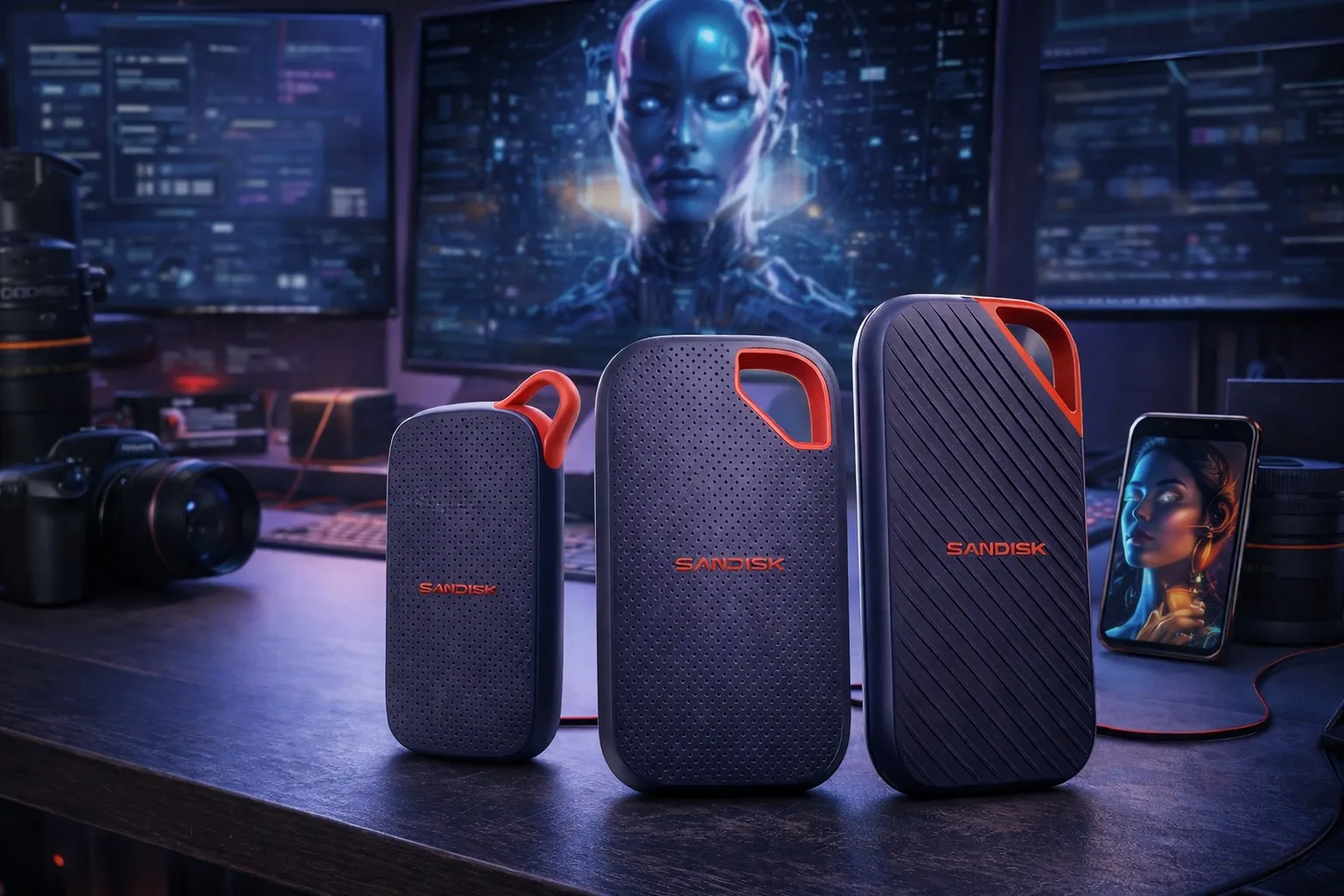 SanDisk SSD Portable terbaru dirancang untuk alur kerja AI