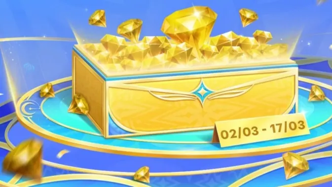 Diamond Kuning MLBB 2026 - Strategi Jitu Raih Skin Epic dengan Diskon Terbesar 3 Pemain Mobile Legends sedang memilih skin di shop