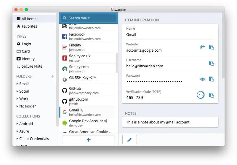 Ilustrasi aplikasi password manager pihak ketiga seperti Bitwarden