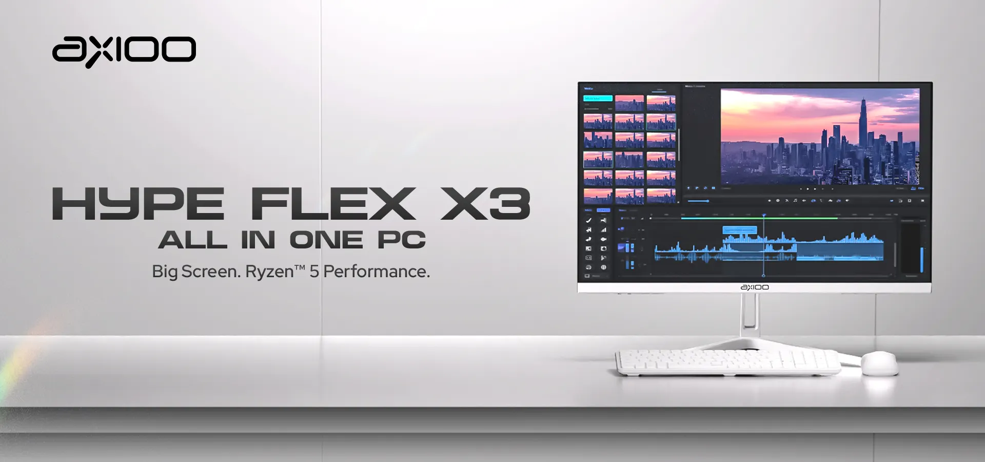 Port konektivitas lengkap dan bodi ramping Axioo Hype Flex X3