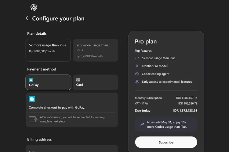 featured chatgpt pro developer harga lebih ramah performa c
