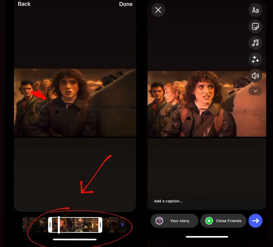 featured fitur potong video instagram stories edit langsung