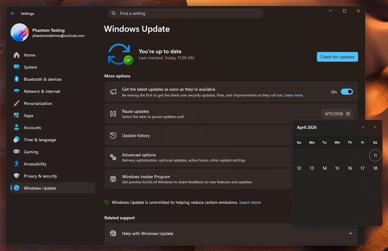 featured menu pause update windows 11 kini lebih fleksibel