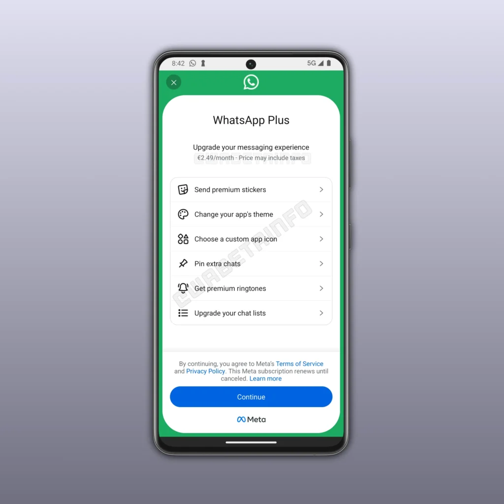 featured whatsapp plus berlangganan fitur eksklusif tingkat