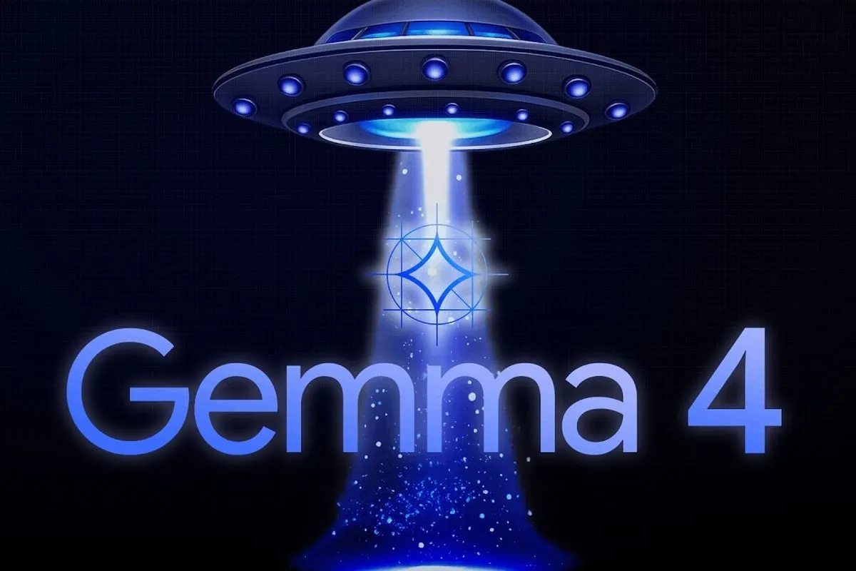 Tampilan antarmuka atau benchmark performa AI Gemma 4