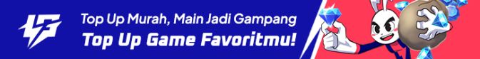 Banner promosi top up Diamond ML di platform Lapakgaming