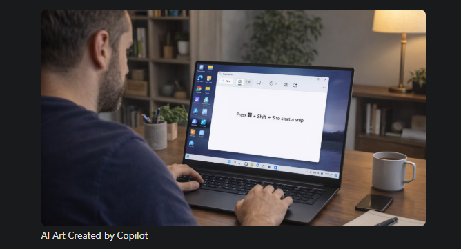 Tampilan halaman Windows Learning Center Microsoft yang menggunakan banyak gambar AI