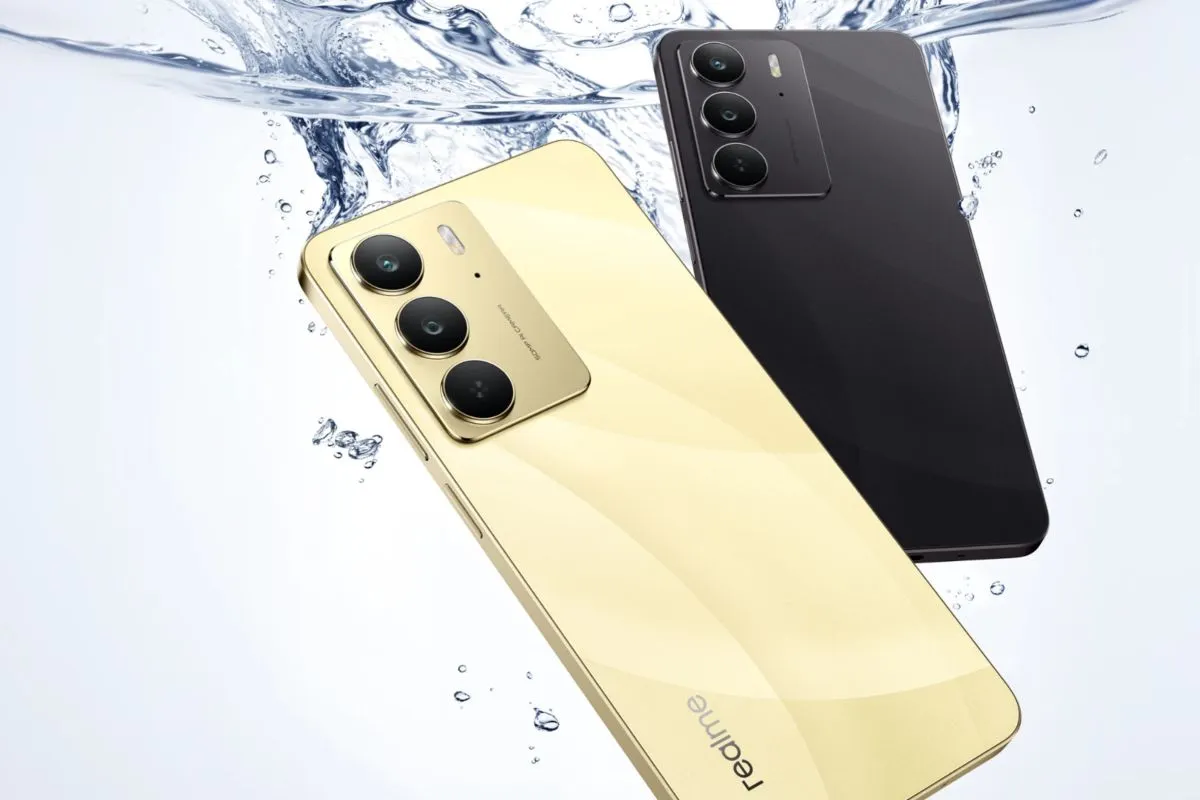 Desain belakang Realme C100 4G
