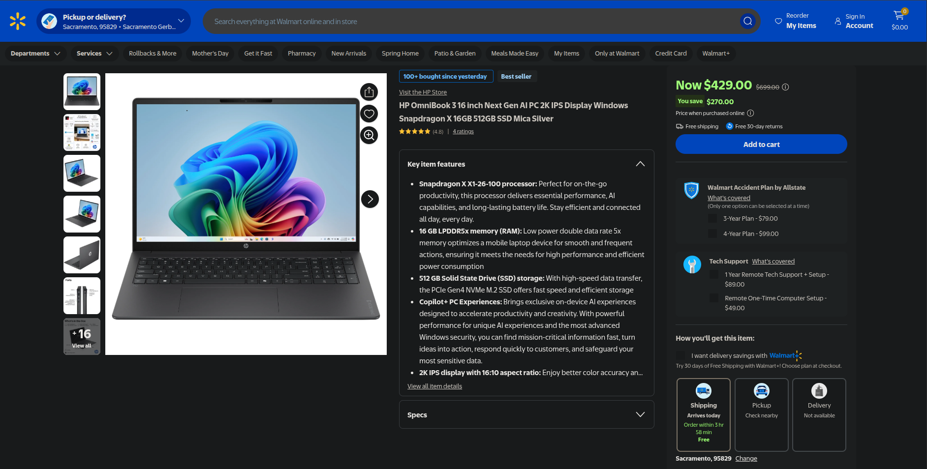 Logo Windows di layar laptop, merepresentasikan dukungan ekosistem