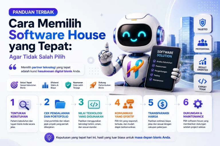 Cara Memilih Software House yang Tepat: Panduan Terbaik agar Tidak Salah Pilih