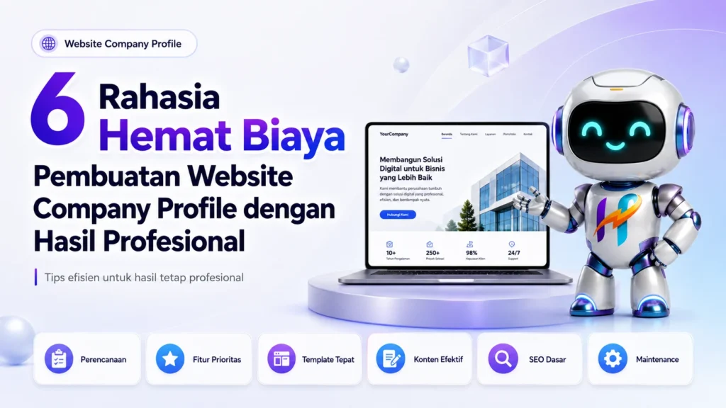 6 Rahasia Hemat Biaya Pembuatan Website Company Profile dengan Hasil Profesional