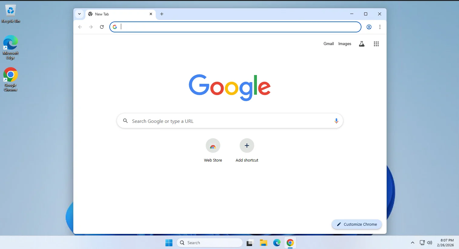Notifikasi 'Your browser is managed by your organization' di Google Chrome