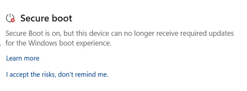 featured windows 10 kb5087544 cek status secure boot langsu