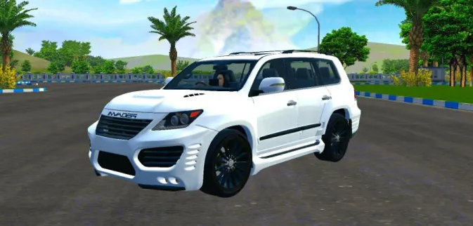 MOD BUSSID Lexus LX570 White Edition